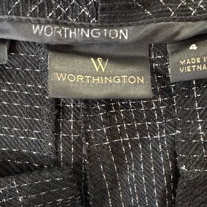 Worthington Black and White Patterned Jacket